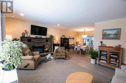 48 Nelson Street, Quinte West, ON - Indoor Photo Showing Living Room With Fireplace