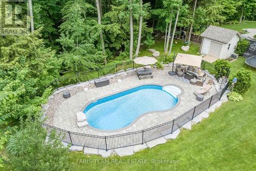 16 Boothby Crescent, Springwater, ON - Outdoor With In Ground Pool With Backyard