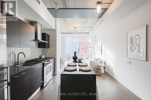 204 - 41 Ossington Avenue, Toronto, ON - Indoor Photo Showing Kitchen With Upgraded Kitchen