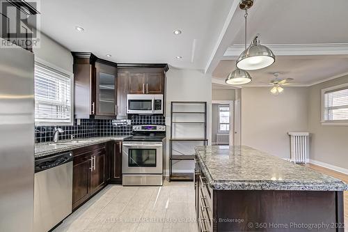 #Main - 554 Caledonia Road, Toronto, ON - Indoor Photo Showing Kitchen With Upgraded Kitchen