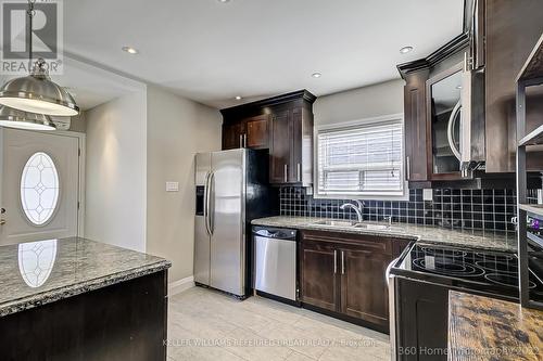 #Main - 554 Caledonia Road, Toronto, ON - Indoor Photo Showing Kitchen With Double Sink