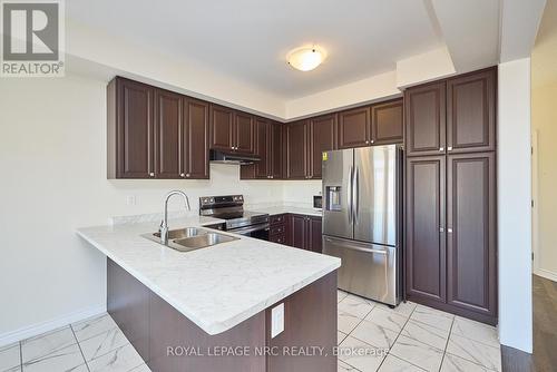 10 Peach Street, Thorold (560 - Rolling Meadows), ON - Indoor Photo Showing Kitchen With Double Sink