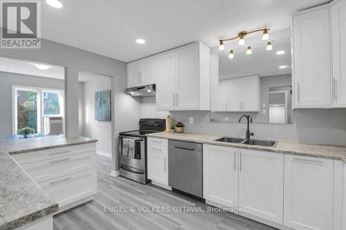 46 Bethune Court, Ottawa, ON - Indoor Photo Showing Kitchen With Double Sink