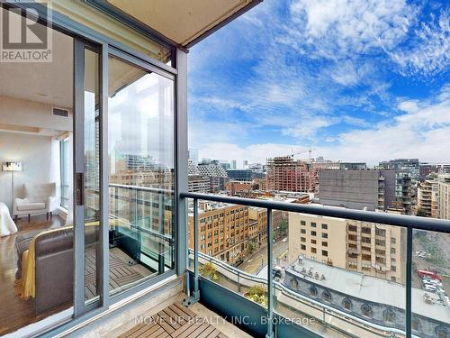 1406 - 438 King Street W, Toronto, ON - Outdoor With Balcony With View With Exterior