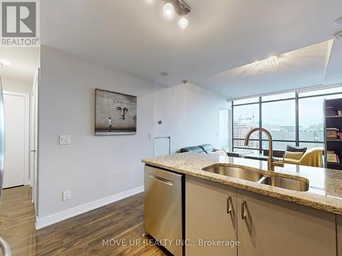 1406 - 438 King Street W, Toronto, ON - Indoor Photo Showing Kitchen With Double Sink