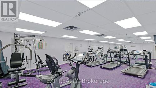 1412 - 44 Falby Court, Ajax, ON - Indoor Photo Showing Gym Room