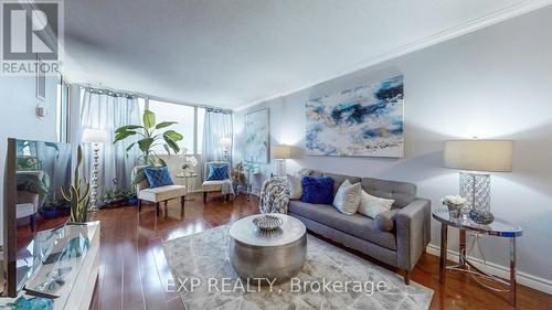 1412 - 44 Falby Court, Ajax, ON - Indoor Photo Showing Living Room