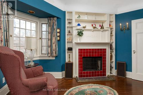 60 Indian Grove, Toronto, ON - Indoor Photo Showing Living Room With Fireplace