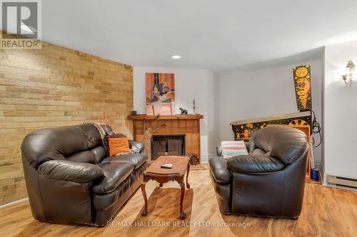 60 Indian Grove, Toronto, ON - Indoor Photo Showing Living Room With Fireplace