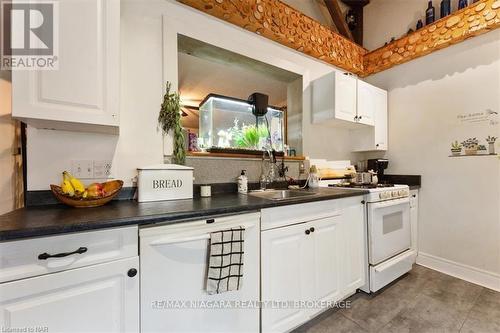 107 Queen St Street, Haldimand County, ON - Indoor Photo Showing Kitchen With Double Sink