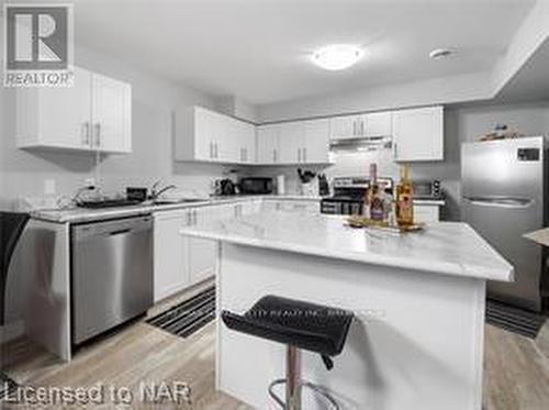 Lower - 34 Bounty Avenue, Thorold (560 - Rolling Meadows), ON - Indoor Photo Showing Kitchen With Upgraded Kitchen