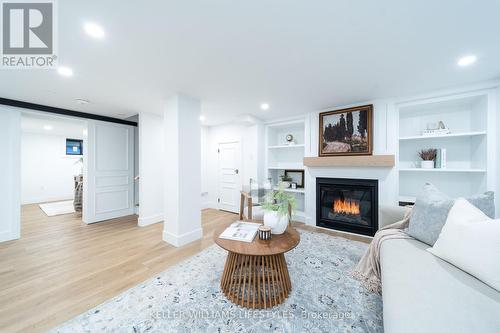 348 Victoria Street, London, ON - Indoor Photo Showing Living Room With Fireplace