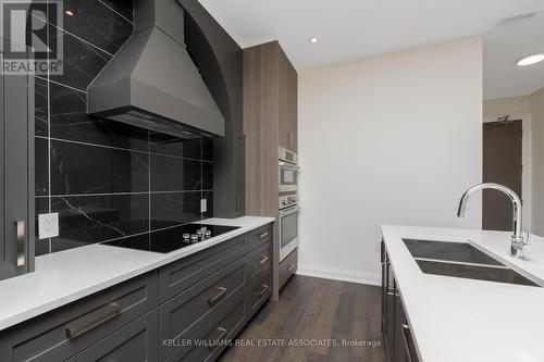 303 - 42 Mill Street, Halton Hills, ON - Indoor Photo Showing Kitchen With Double Sink