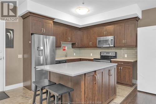 8475 Wyandotte East Unit# 111, Windsor, ON - Indoor Photo Showing Kitchen With Stainless Steel Kitchen