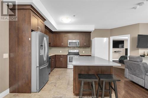 8475 Wyandotte East Unit# 111, Windsor, ON - Indoor Photo Showing Kitchen With Stainless Steel Kitchen