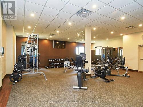 1605 - 820 Burnhamthorpe Road, Toronto, ON - Indoor Photo Showing Gym Room