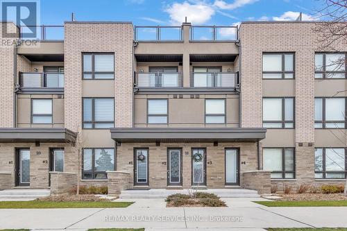 2 - 18 Humberwood Boulevard, Toronto, ON - Outdoor With Balcony With Facade