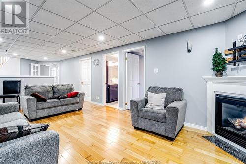 36 Massey Drive, Tilbury, ON - Indoor Photo Showing Living Room With Fireplace