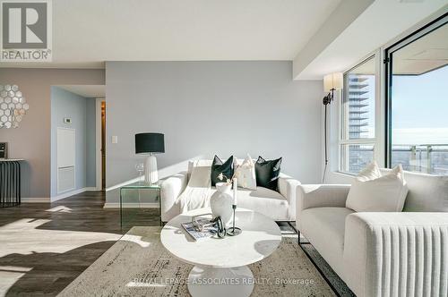 1012 - 1235 Bayly Street, Pickering, ON - Indoor Photo Showing Living Room