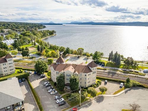 Photo aÃ©rienne - 403-60 Rue Du Lac, Magog, QC - Outdoor With Body Of Water With View