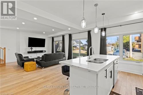 159 Hodgkins Avenue, Thorold (556 - Allanburg/Thorold South), ON - Indoor Photo Showing Kitchen With Double Sink