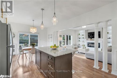 56 Cannery Drive, Niagara-On-The-Lake (105 - St. Davids), ON - Indoor Photo Showing Kitchen With Fireplace With Upgraded Kitchen