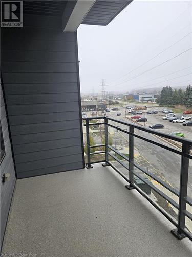 View of balcony - 251 Northfield Drive E Unit# 401, Waterloo, ON - Outdoor With Exterior