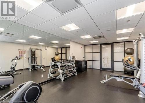 Gym featuring a paneled ceiling - 251 Northfield Drive E Unit# 401, Waterloo, ON - Indoor Photo Showing Gym Room