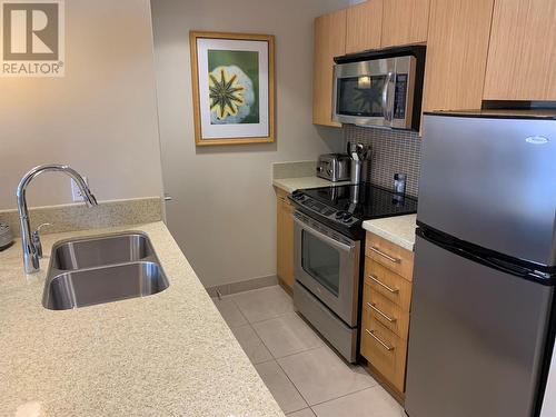 15 Park Place Unit# 419, Osoyoos, BC - Indoor Photo Showing Kitchen With Double Sink