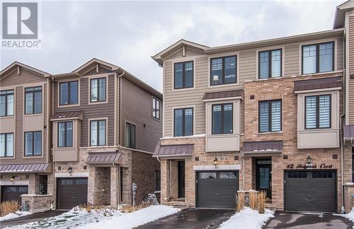 View of townhome / multi-family property - 44 Hollywood Court, Cambridge, ON - Outdoor With Facade