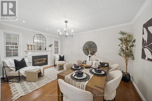 62 Long Drive, Whitby, ON - Indoor With Fireplace