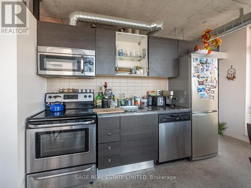 1502 - 150 Sudbury Street, Toronto, ON - Indoor Photo Showing Kitchen With Stainless Steel Kitchen