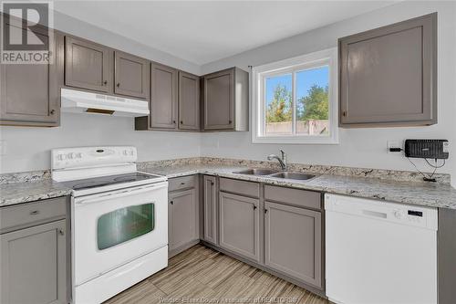 3692 Holburn Street, Windsor, ON - Indoor Photo Showing Kitchen With Double Sink