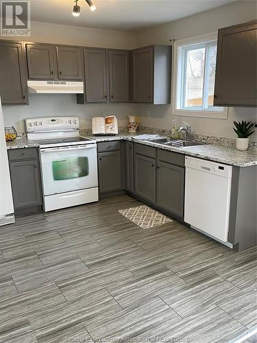 3692 Holburn Street, Windsor, ON - Indoor Photo Showing Kitchen With Double Sink