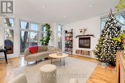 324 Byron Avenue, Ottawa, ON - Indoor Photo Showing Living Room With Fireplace