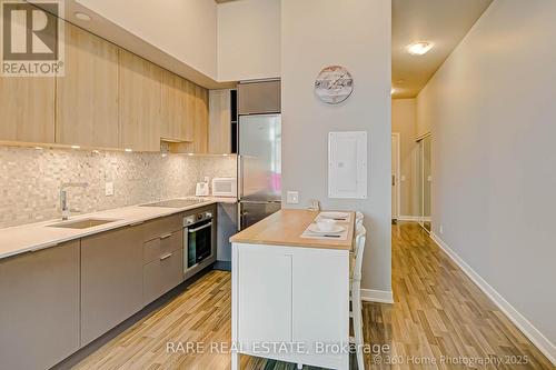 907 - 120 Parliament Street E, Toronto, ON - Indoor Photo Showing Kitchen With Double Sink With Upgraded Kitchen