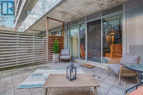 146 - 201 Carlaw Avenue, Toronto, ON - Outdoor With Deck Patio Veranda With Exterior