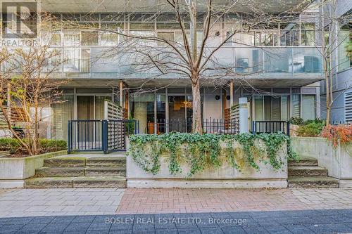 146 - 201 Carlaw Avenue, Toronto, ON - Outdoor With Facade