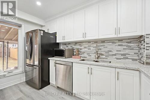 3420 Monica Drive, Mississauga, ON - Indoor Photo Showing Kitchen With Double Sink