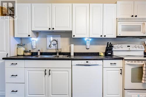 114 Manitoba Street, Pense, SK - Indoor Photo Showing Kitchen With Double Sink