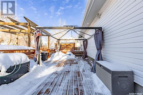 114 Manitoba Street, Pense, SK - Outdoor With Deck Patio Veranda With Exterior