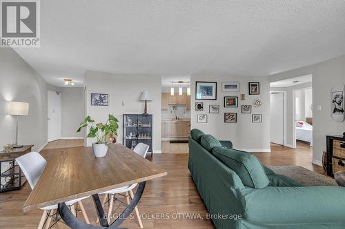 1402 - 1380 Prince Of Wales Drive, Ottawa, ON - Indoor Photo Showing Living Room With Fireplace