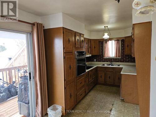 321 St Felix Street, Cornwall, ON - Indoor Photo Showing Kitchen With Double Sink