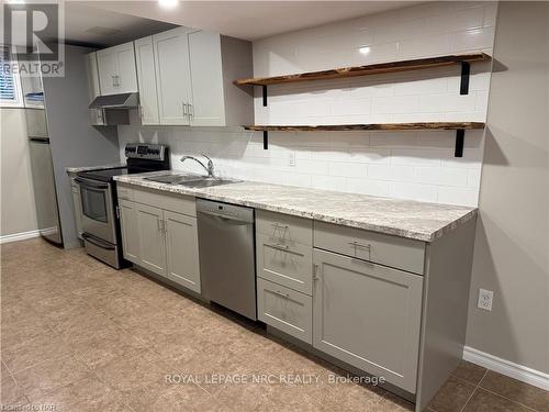 Basemnt - 6635 Parkside Road, Niagara Falls (219 - Forestview), ON - Indoor Photo Showing Kitchen