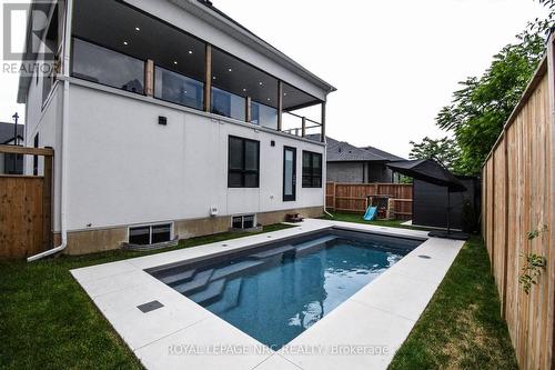 82 Ivy Crescent, Thorold (558 - Confederation Heights), ON - Outdoor With In Ground Pool With Exterior