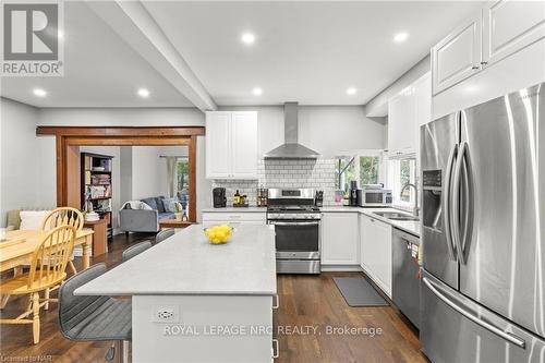 138 Balmoral Avenue N, Hamilton (Crown Point), ON - Indoor Photo Showing Kitchen With Double Sink With Upgraded Kitchen