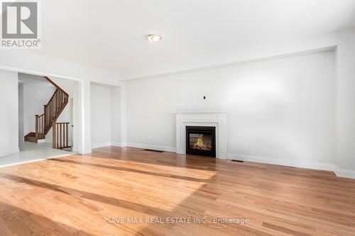 856 Knights Lane, Woodstock, ON - Indoor Photo Showing Living Room With Fireplace