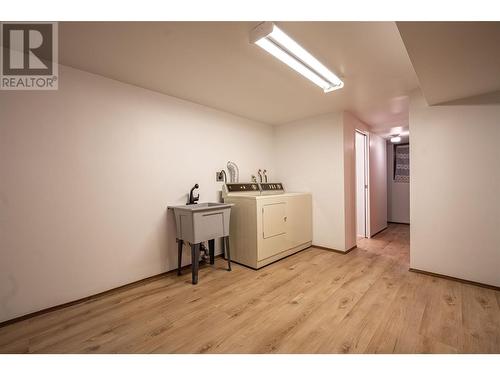 basement laundry room - 6477 Southwind Road, Vernon, BC - Indoor