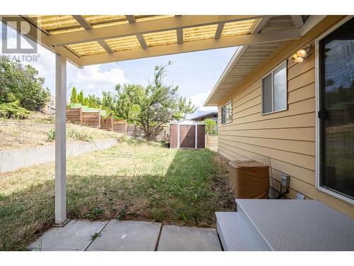 Back covered patio - 6477 Southwind Road, Vernon, BC - Outdoor With Exterior