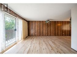 sliding patio door too front deck from living room - 